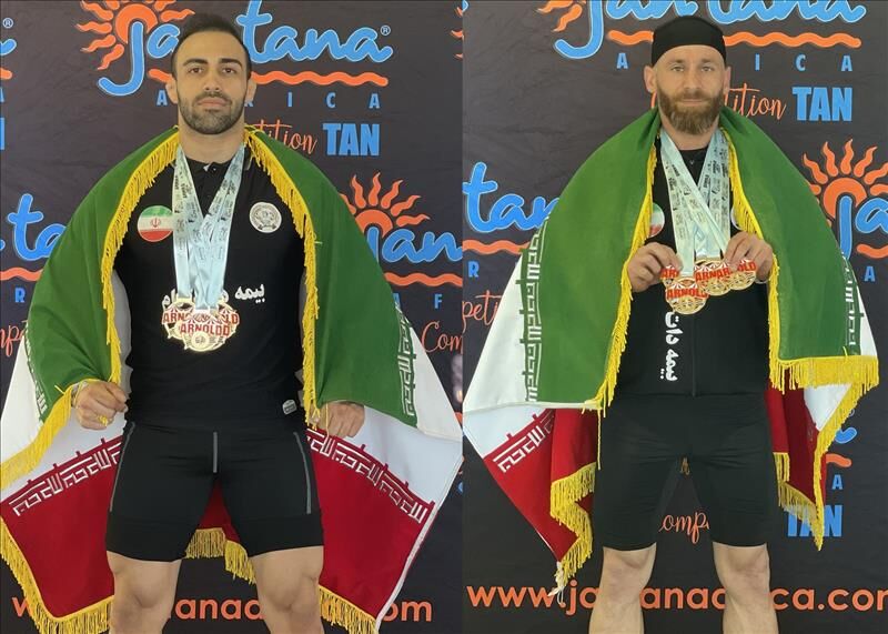 ميداليات ملونة لإيران في بطولة "جنوب إفريقيا" للياقة البدنية