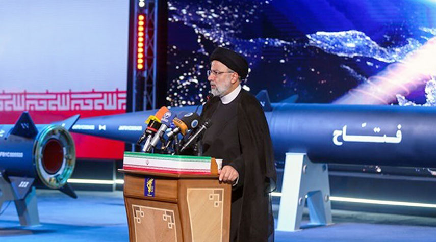 رئيسي: تطوير الصواريخ في ايران لن توقفه تهديدات الاعداء