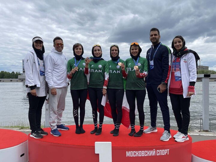 ميداليات ملونة لإيران في بطولة موسكو للتجديف