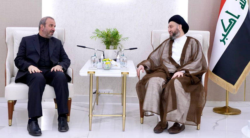السفير الإيراني في بغداد يلتقي السيد عمار الحكيم
