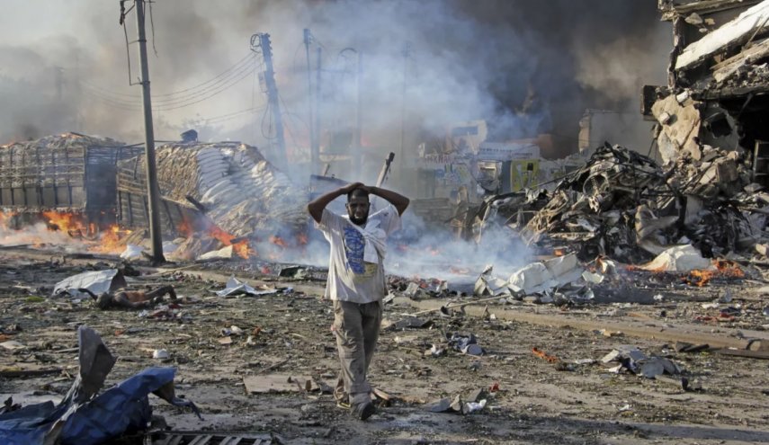 انفجار يخلف اكثر من 80 قتيلا وجريحا في الصومال
