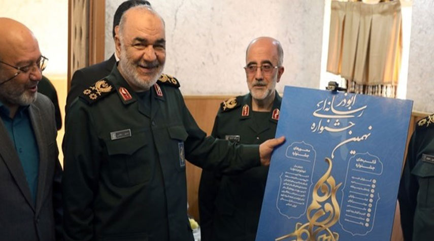 اللواء سلامي يحضر مراسم عرض ملصق المهرجان الاعلامي الـ 9 " أبو ذر "