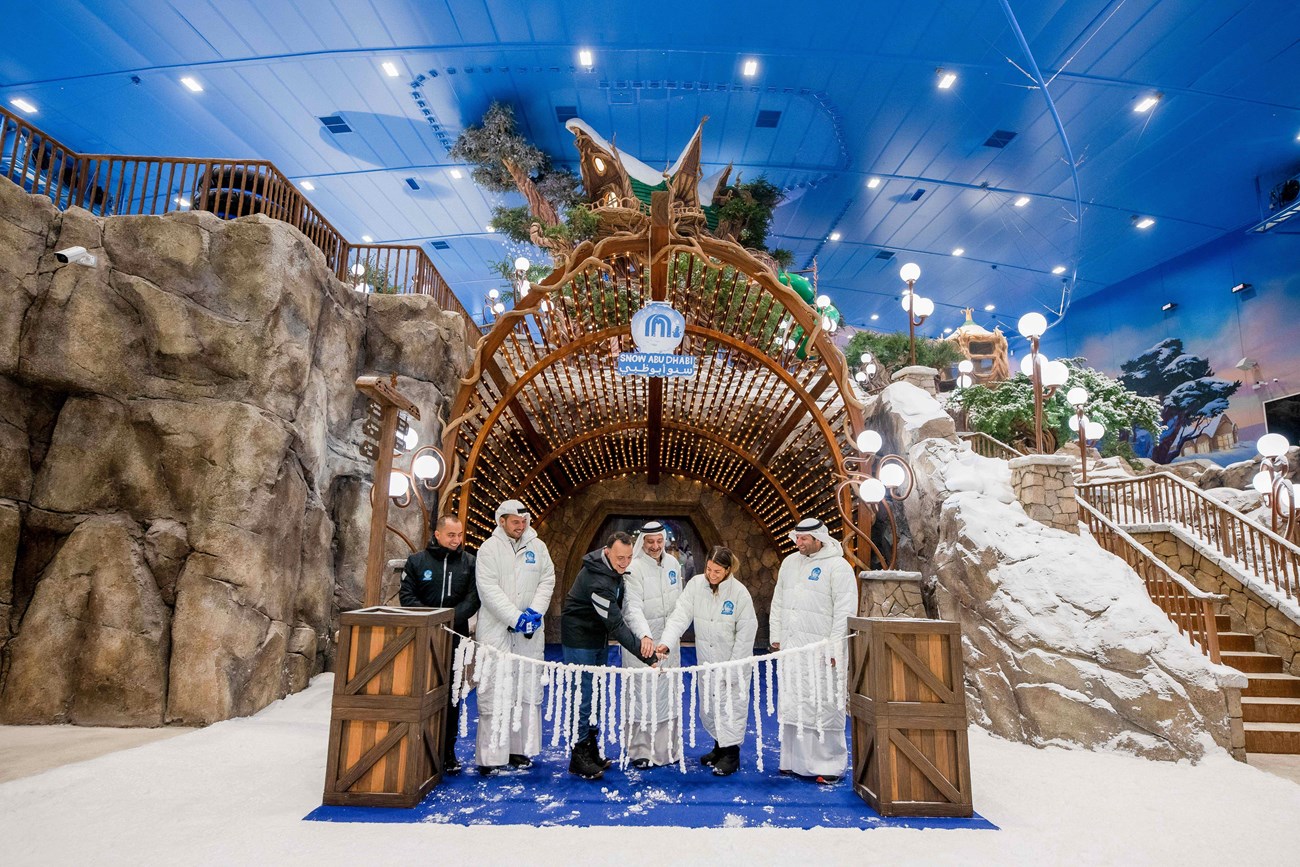 افتتاح أول “حديقة ثلجية” في أبو ظبي”