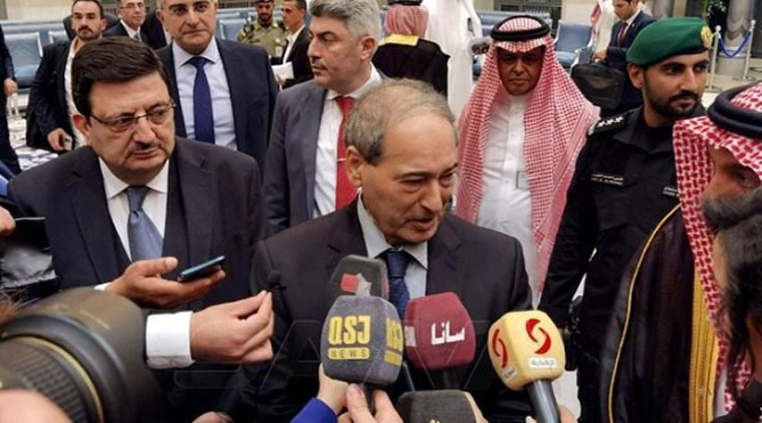 المقداد يزور السفارة السورية في الرياض تمهيداً لإعادة افتتاحها