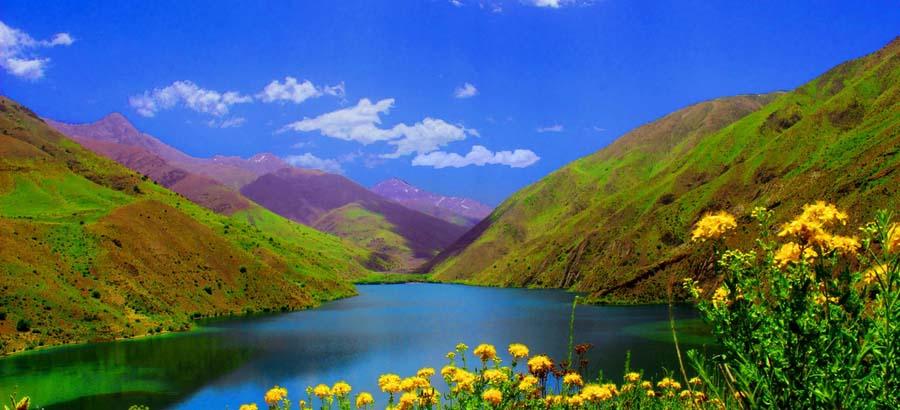 بحيرة "جهر" من أكبر بحيرات المياه العذبة في إيران