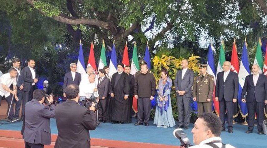 استقبال رسمي للرئيس الايراني من قبل نظيره النيكاراغوي