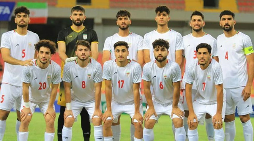 الأولمبي الإيراني يتأهل إلى نصف نهائي بطولة غرب آسيا بكرة القدم