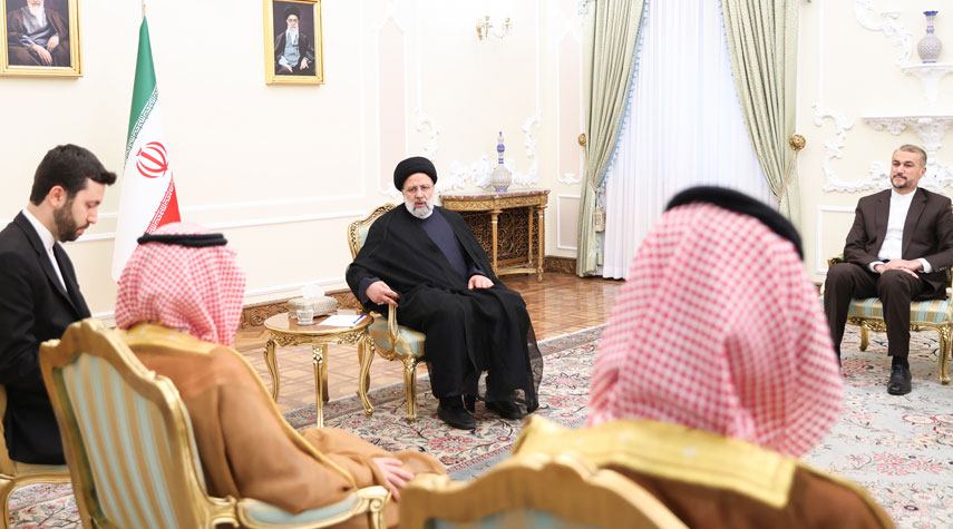 رئيسي: أعداء المسلمين والكيان الصهيوني يعارضون تنمية التعاون بين إيران والسعودية