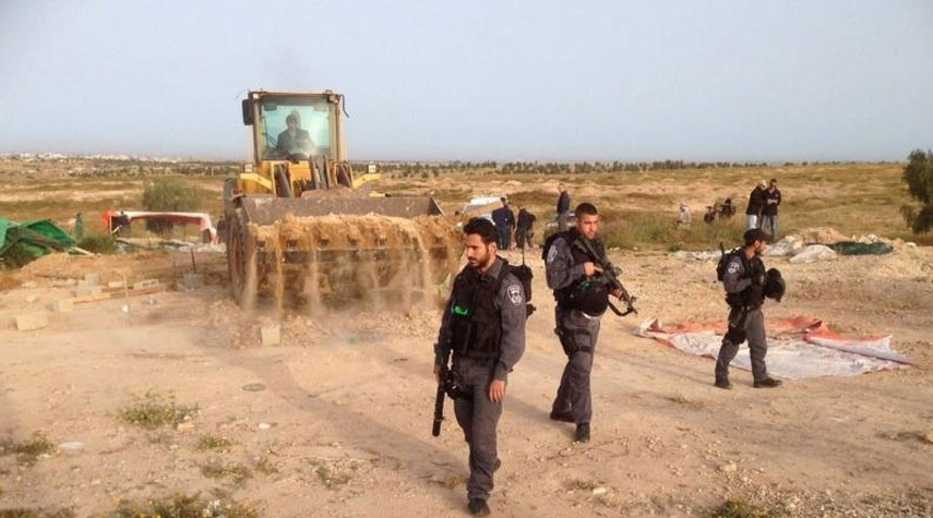 قوات الاحتلال تهدم قرية العراقيب في النقب للمرة الـ 218