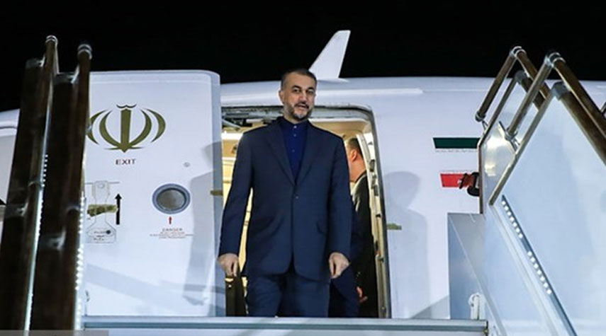عبد اللهيان على رأس وفد ايراني يصل الى الدوحة