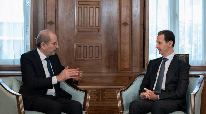 الرئيس السوري يبحث ملف عودة اللاجئين مع وزير الخارجية الأردني