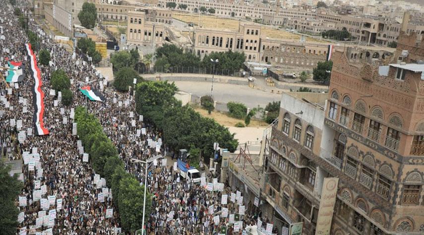 مسيرات اليمن: مستعدون لمواجهة العدو الإسرائيلي لتحرير كامل فلسطين