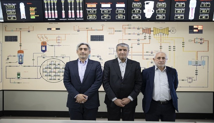 ايران تزيح الستار عن منظومة محاكاة تدريبية لمفاعل نووي