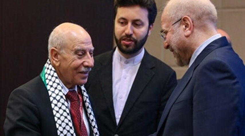 طهران.. قاليباف يستقبل نائب رئيس المجلس الوطني الفلسطيني