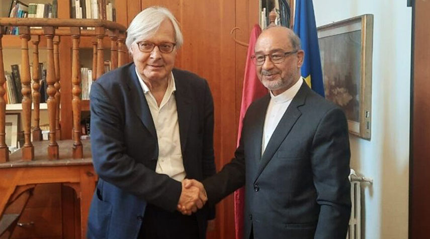 إيران وإيطاليا تؤكدان على تطوير العلاقات الثقافية