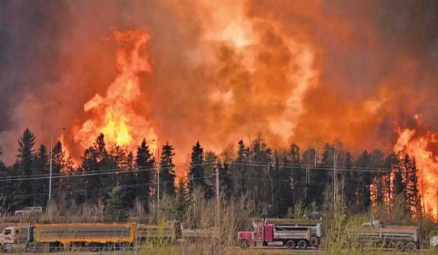 حرائق غير مسبوقة تلتهم أكثر من 10 ملايين هكتار من غابات كندا