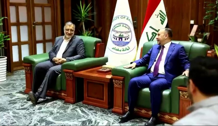 رئيسا بلديتي بغداد وطهران يبحثان التعاون الثنائي 