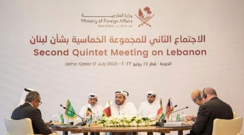 خارجية قطر عقب الاجتماع الخماسي بالدوحة: حل الأزمة اللبنانية داخلي
