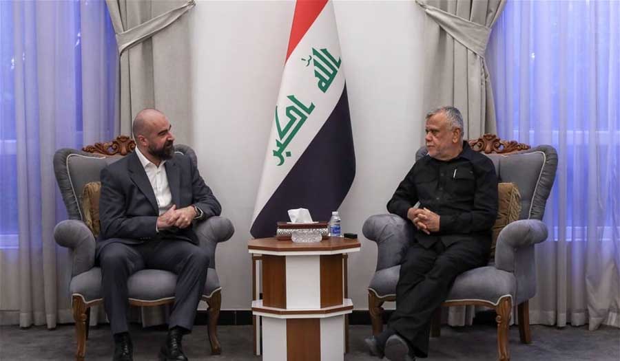 العراق.. العامري وطالباني يبحثان تطوير العلاقات بين بغداد والإقليم 