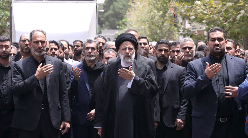 إقامة مراسم العزاء الحسيني في ديوان الرئاسة الإيرانية