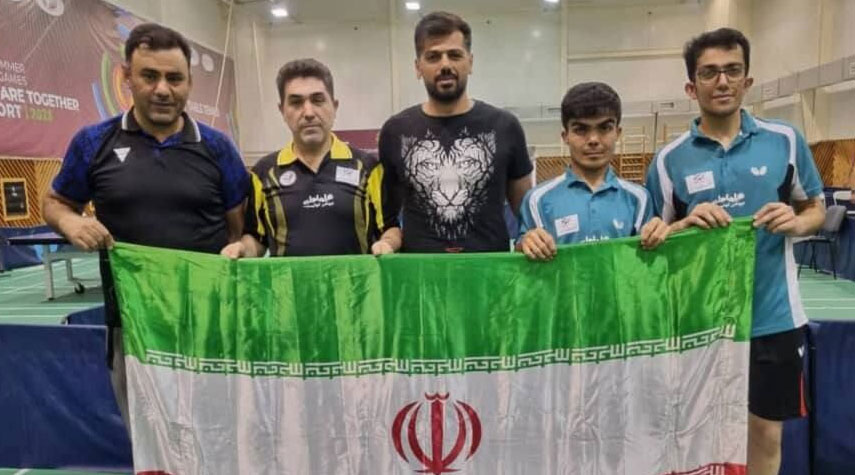 منتخب الصم الإيراني للجودو وتنس الطاولة يحصد تسع ميداليات
