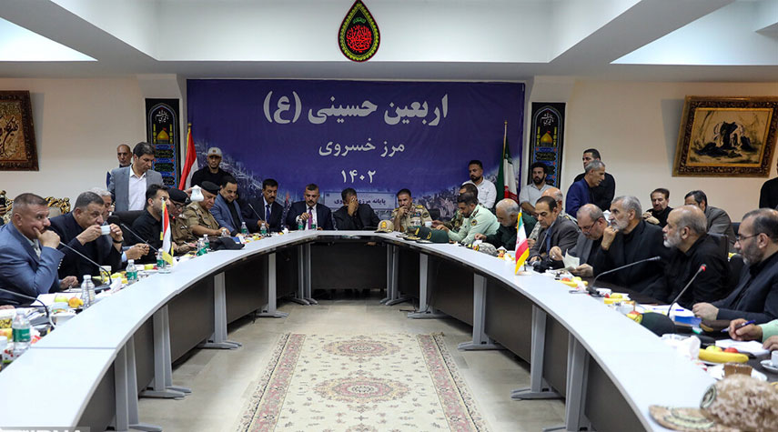 بالصور.. وزيرا الداخلية الإيراني والعراقي يتفقدان معبرين حدوديين