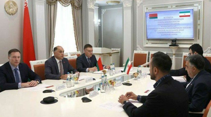 أمين مجلس الأمن البيلاروسي يؤكد على تطوير العلاقات مع إيران