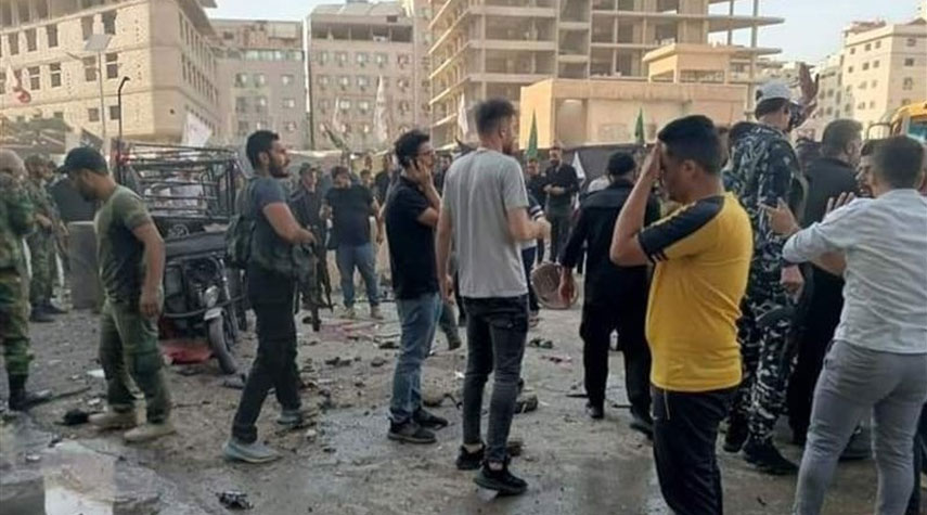 انفجار عبوة ناسفة بسيارة خاصة في ريف دمشق