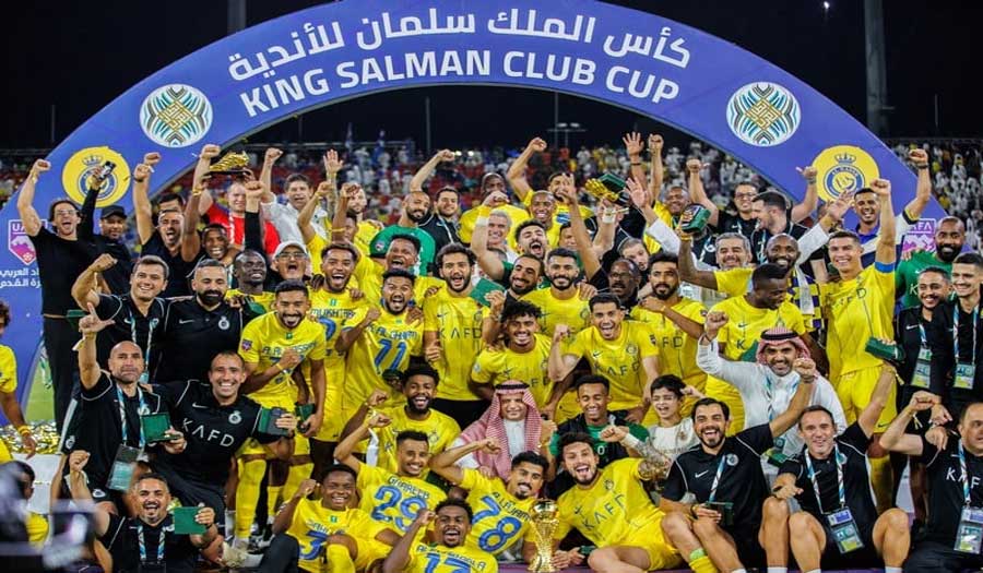 النصر يتوج بلقب البطولة العربية للأندية بقيادة رونالدو