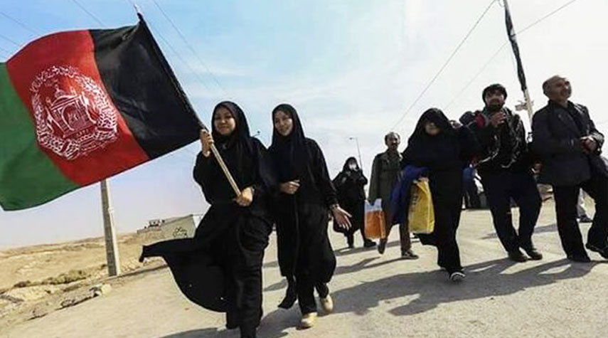 مدينة زهك الايرانية تستضيف الزوار الأفغانيين المتجهين للعراق
