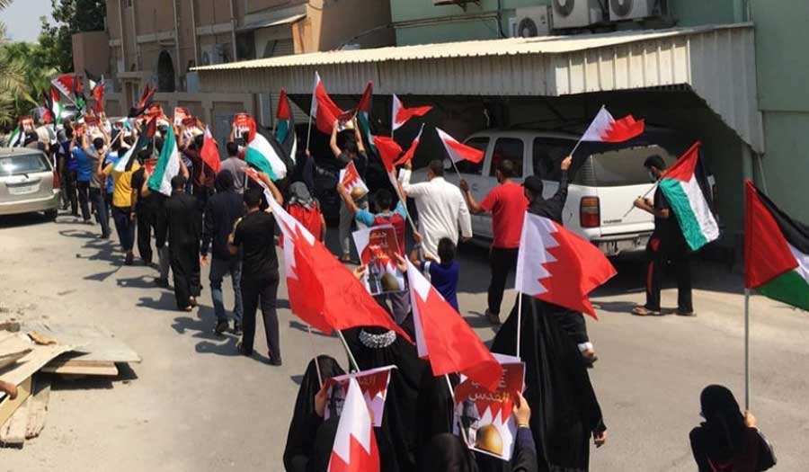 مسيرات شعبية تضامنا مع سجناء الرأي في البحرين