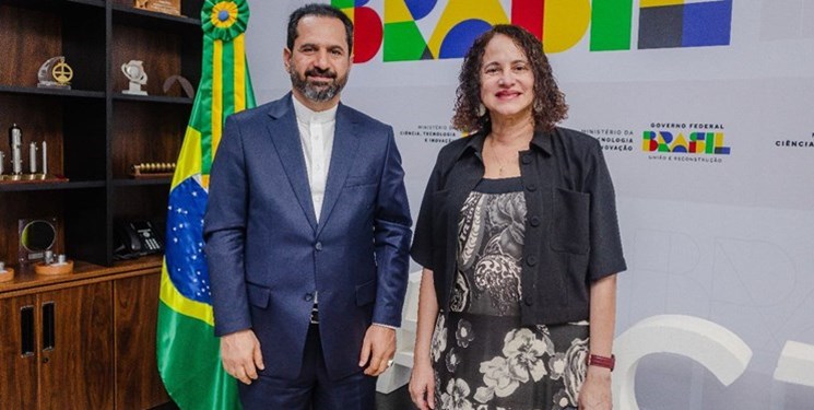 السفير الايراني يبحث مع وزيرة العلوم البرازيلية سبل تطوير التعاون العلمي والتكنولوجي
