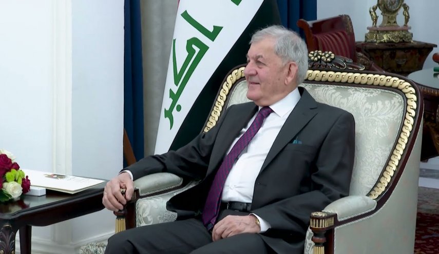 الرئيس العراقي يستقبل سفير سوريا في بغداد