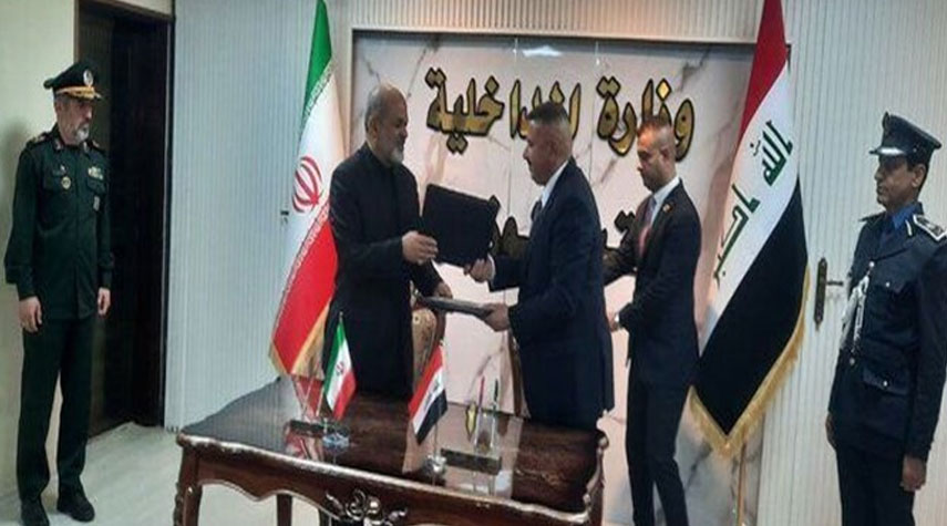 وزيرا الداخلية العراقي والإيراني يعلنان رفع مستوى التعاون الأمني على الحدود