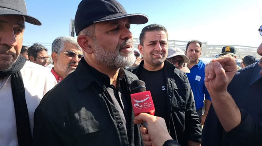 وزير الداخلية الإيراني يتفقد معبر شلمجة الحدودي