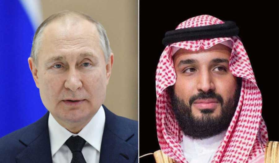 النفط وبريكس.. الرئيس الروسي وولي العهد السعودي يبحثان ملفات والتعاون الثنائي