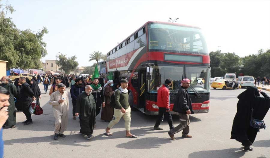 النقل العراقية تعلن نجاح الخطة الخدمية الخاصة بالزيارة الأربعينية