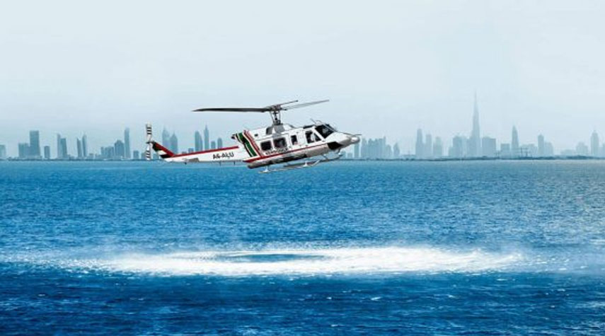 الإمارات تعلن سقوط طائرة عمودية في البحر