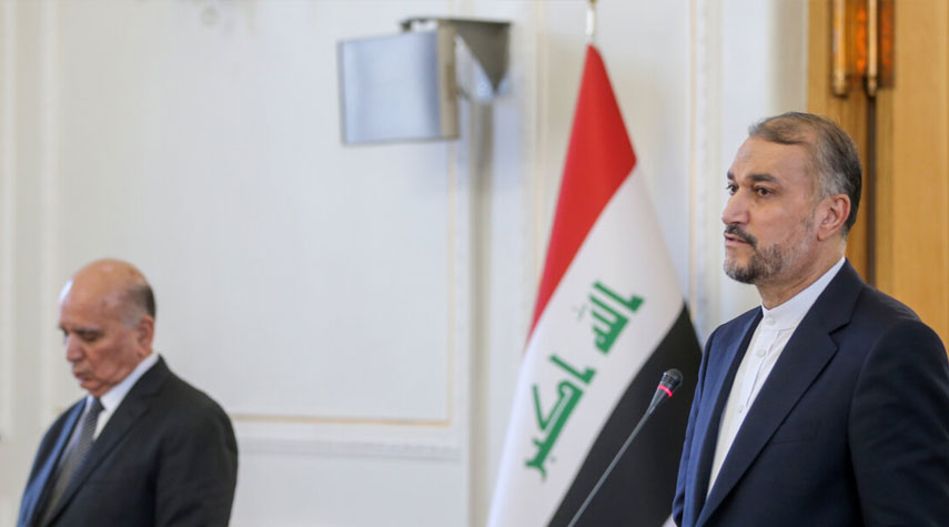 وزير الخارجية الإيراني: العراق سينفذ كامل بنود الإتفاق الأمني