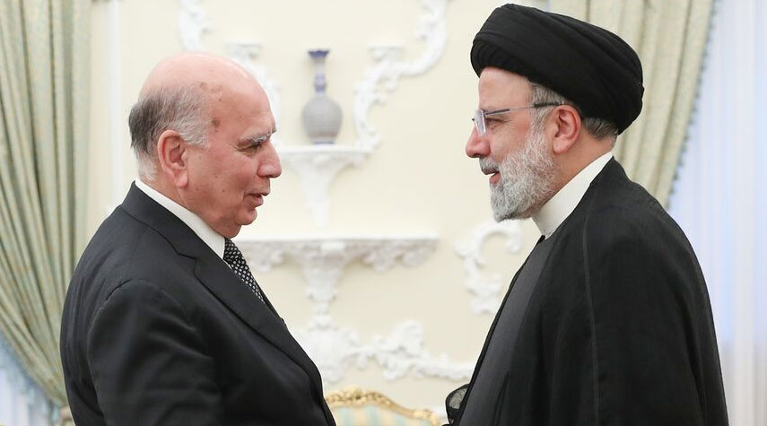 الرئيس الإيراني يستقبل وزير الخارجية العراقي