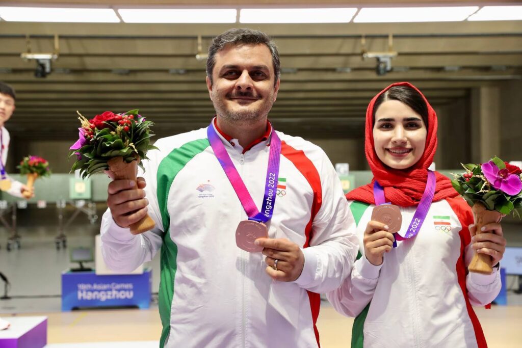 إيران تحرز برونزية دورة الألعاب الآسيوية للرماية