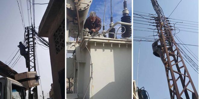قصف تركي يستهدف محطتي كهرباء القامشلي وعامودا ويوقف عمل محطة مياه علوك