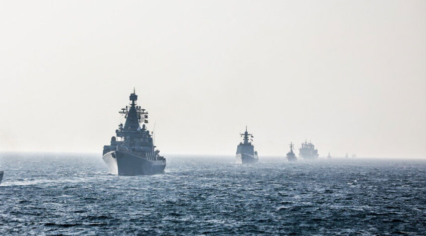 البحرية الايرانية تجري مناورات مشتركة في المحيط الهندي