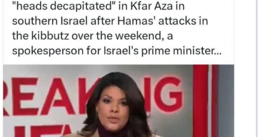 مراسلة "CNN" تعتذر عن كذبة "أطفال مقطوعي الرأس" في غلاف غزة