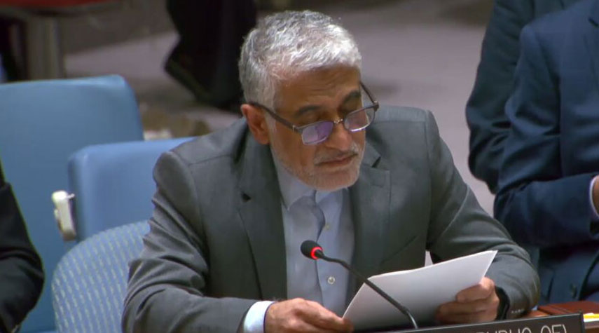 سفير إيران لدى الأمم المتحدة: جميع العقوبات ضدنا غير قانونية