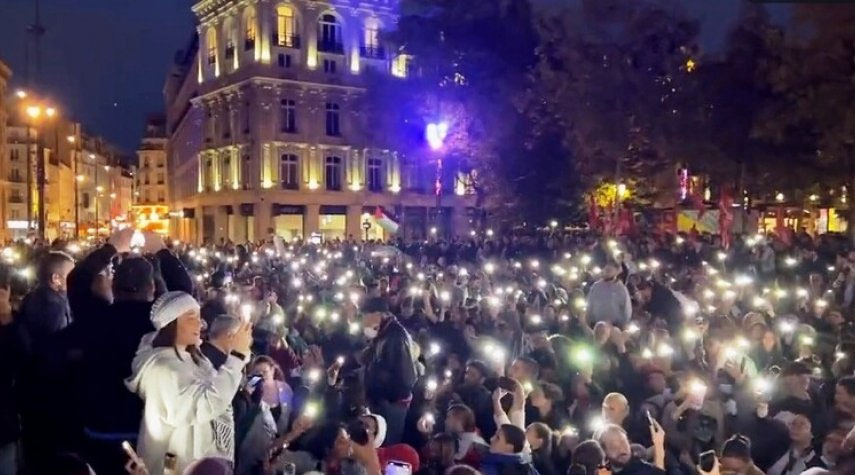 فرنسا.. خروج آلاف المتظاهرين في باريس دعماً للفلسطينيين