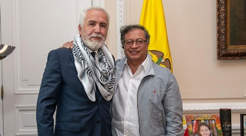 رئيس كولومبيا يعلن عزم بلاده فتح سفارة في رام الله وإرسال مساعدات إلى غزة