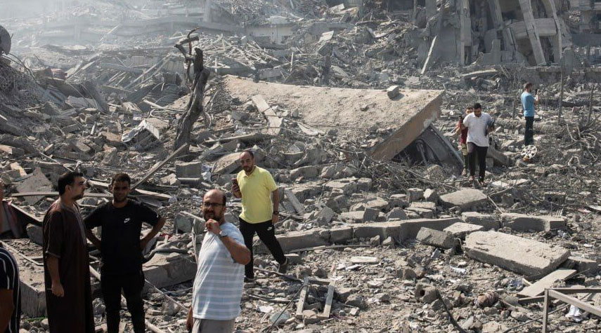 "رايتس ووتش" تنتقد صمت الغرب عن جرائم كيان الإحتلال بغزة