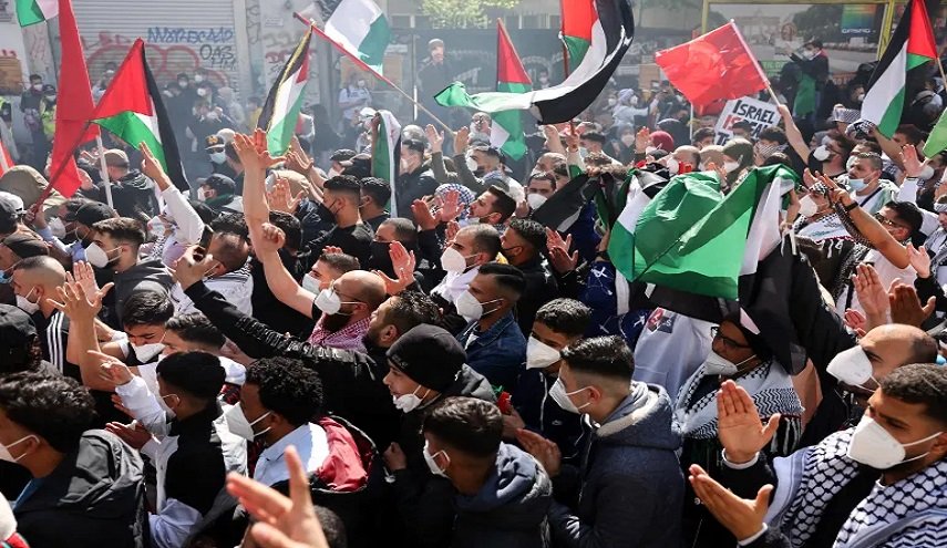 تظاهرات حاشدة في عدد من الدول العربية والإسلامية إنتصارا لغزة