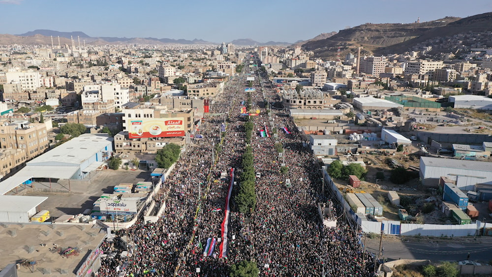 مسيرات حاشدة في اليمن نصرة لفلسطين: خيار مواجهة العدو هو الجهاد